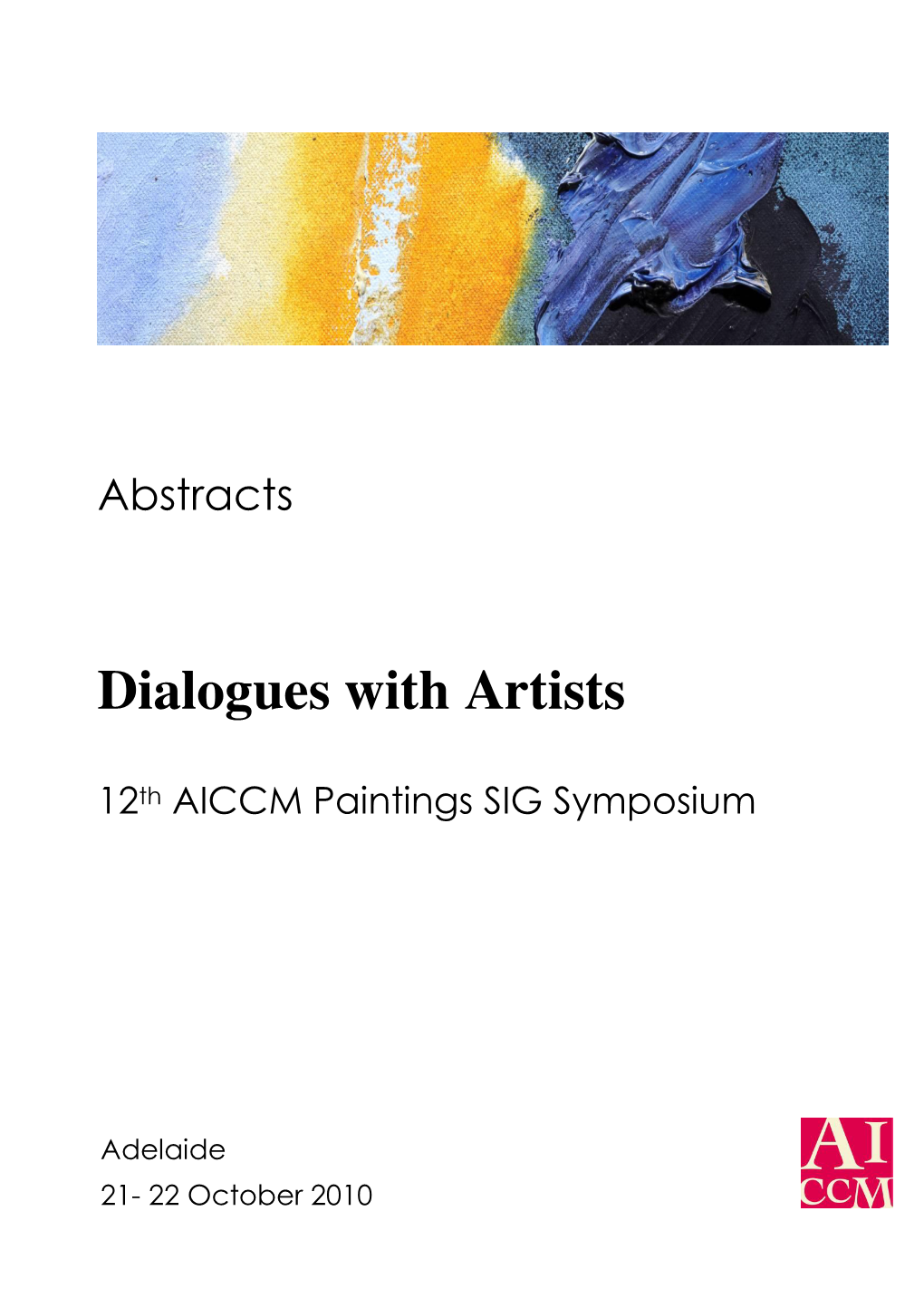 Dialogues with Artists