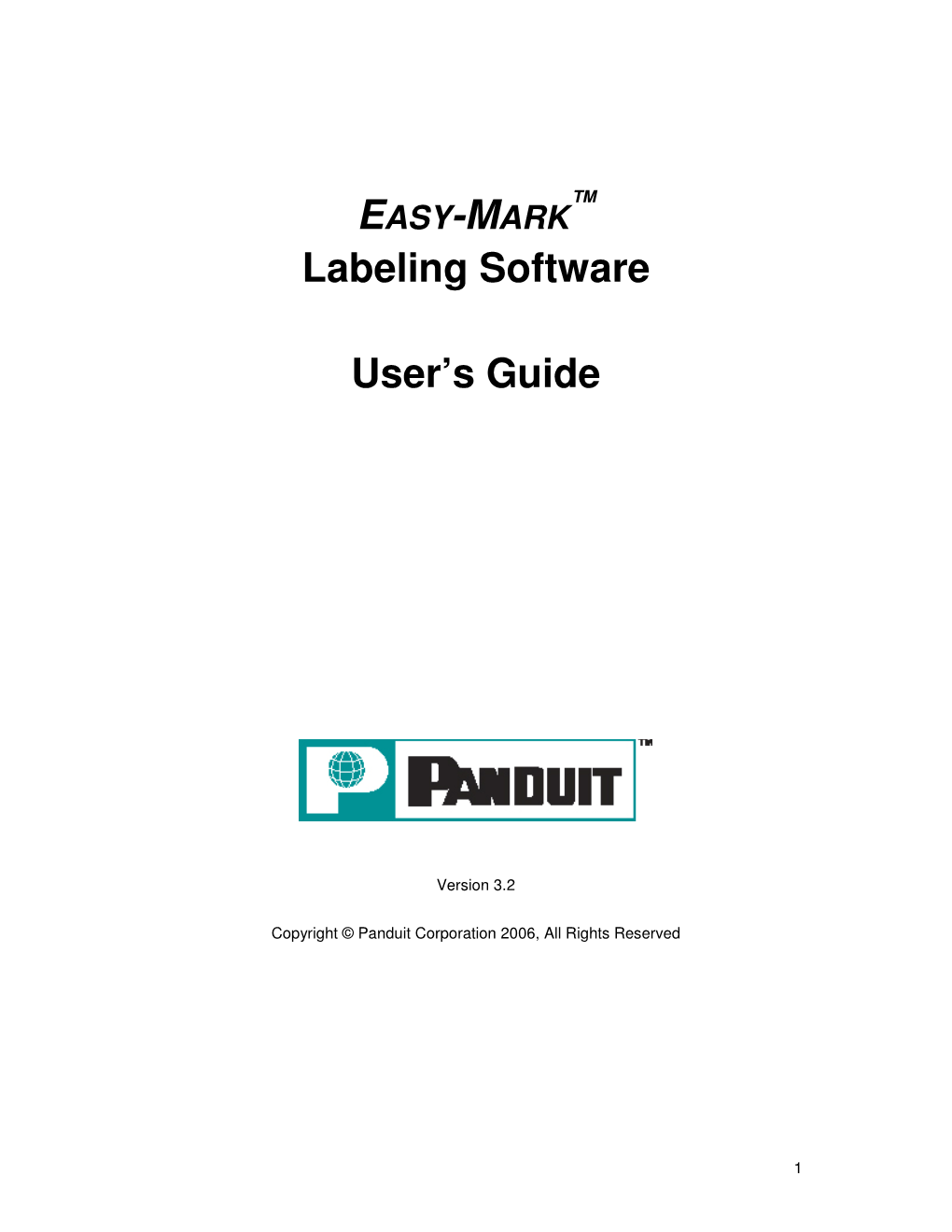 Easy-Mark Labeling Software User Manual