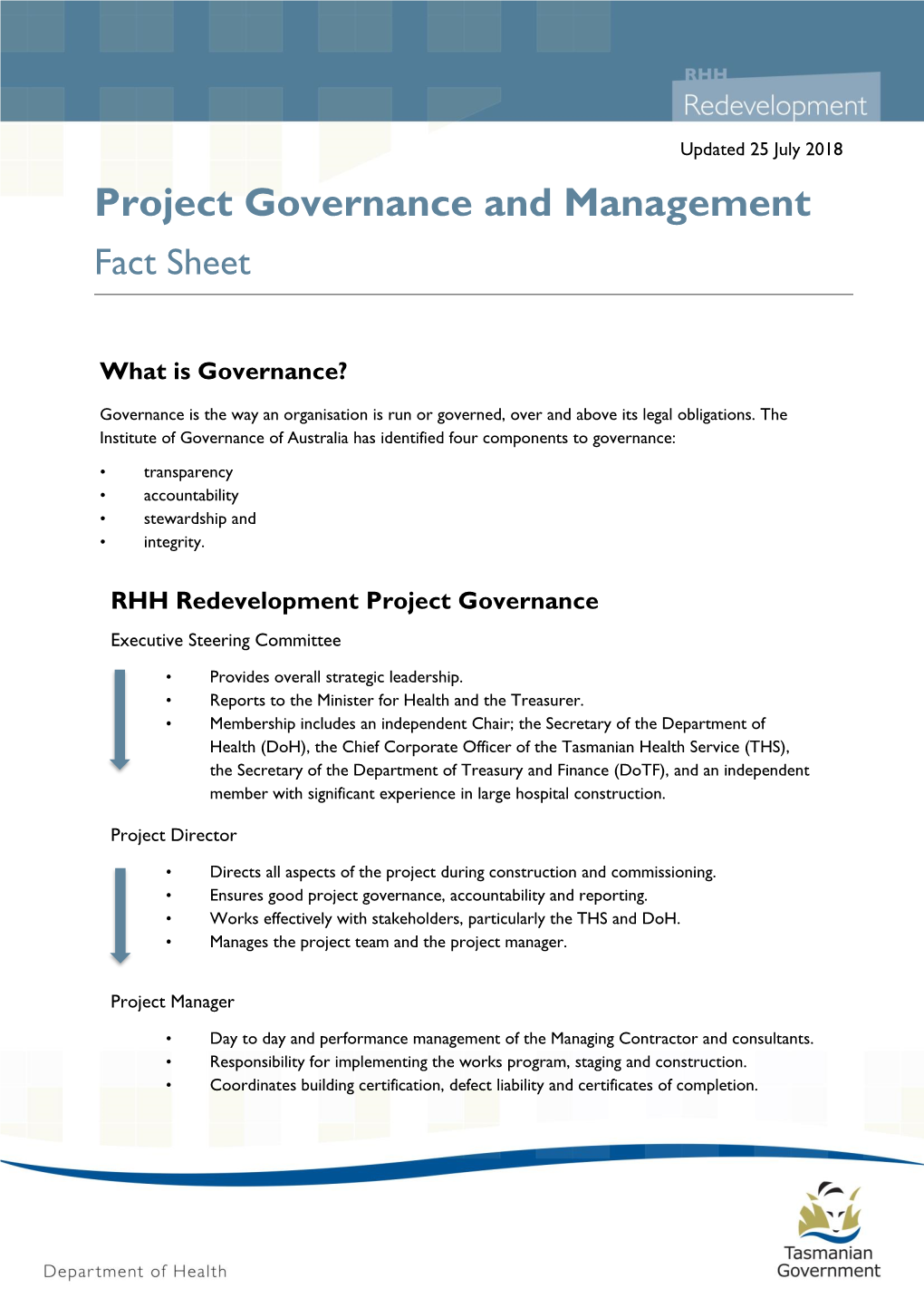 Project Governance and Management