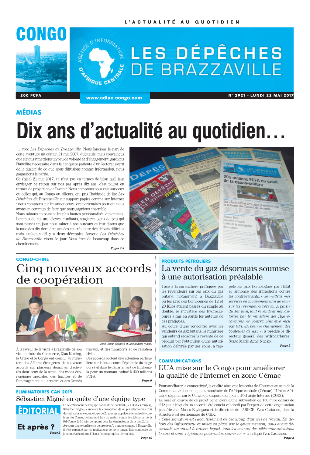 Dix Ans D'actualité Au Quotidien…