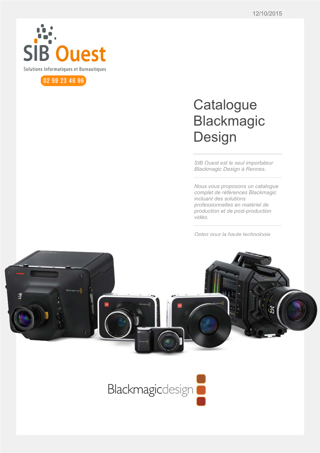 Catalogue Blackmagic Design