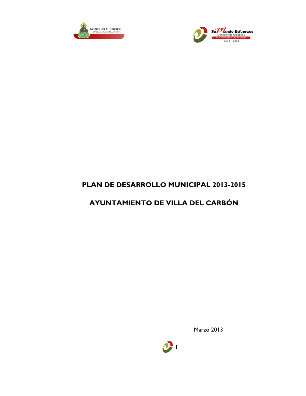 Plan De Desarrollo Municipal 2013-2015 Ayuntamiento De Villa