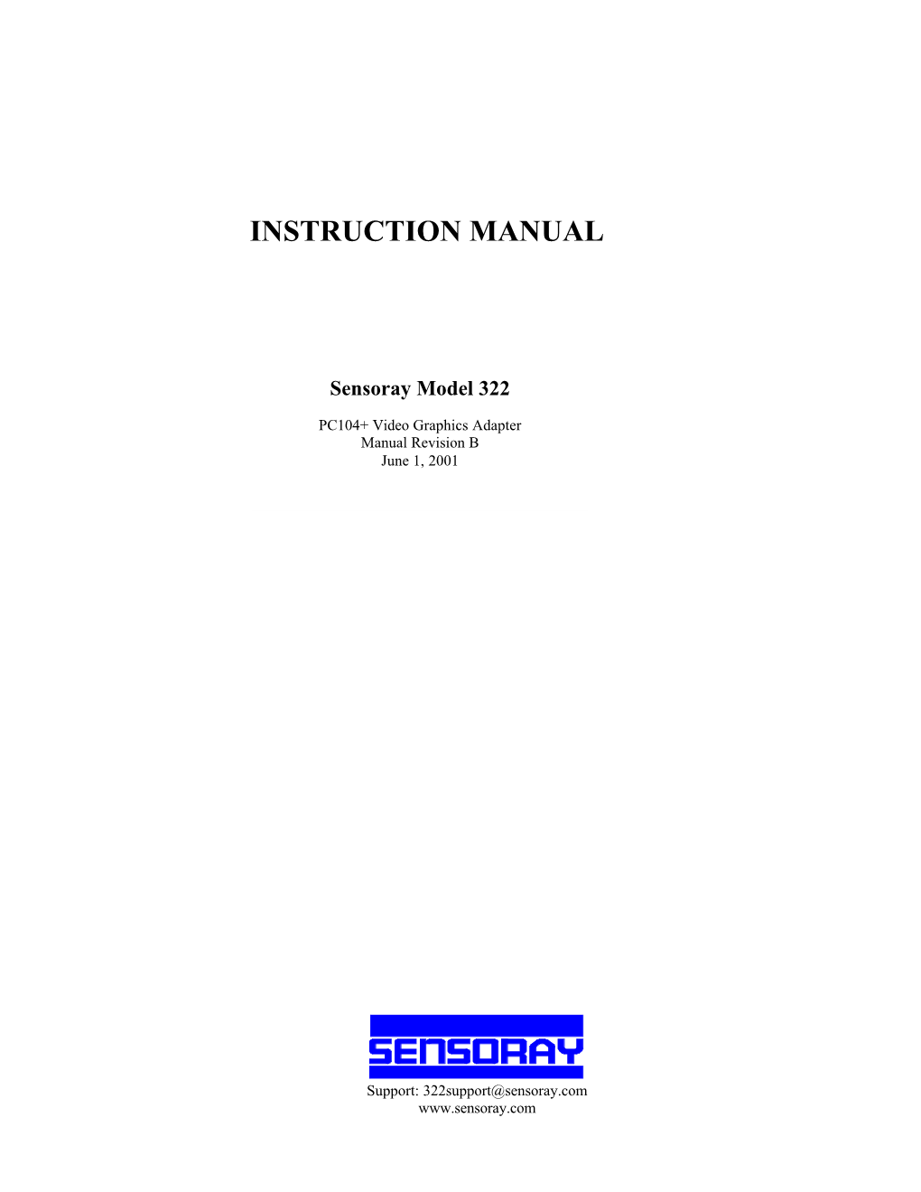 Model 322 Instruction Manual Page 3 5.1 OVERVIEW