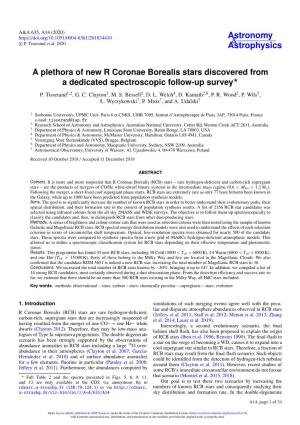 A Plethora of New R Coronae Borealis Stars Discovered from a Dedicated Spectroscopic Follow-Up Survey? P