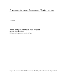 Environmental Impact Assessment (Draft) Vol