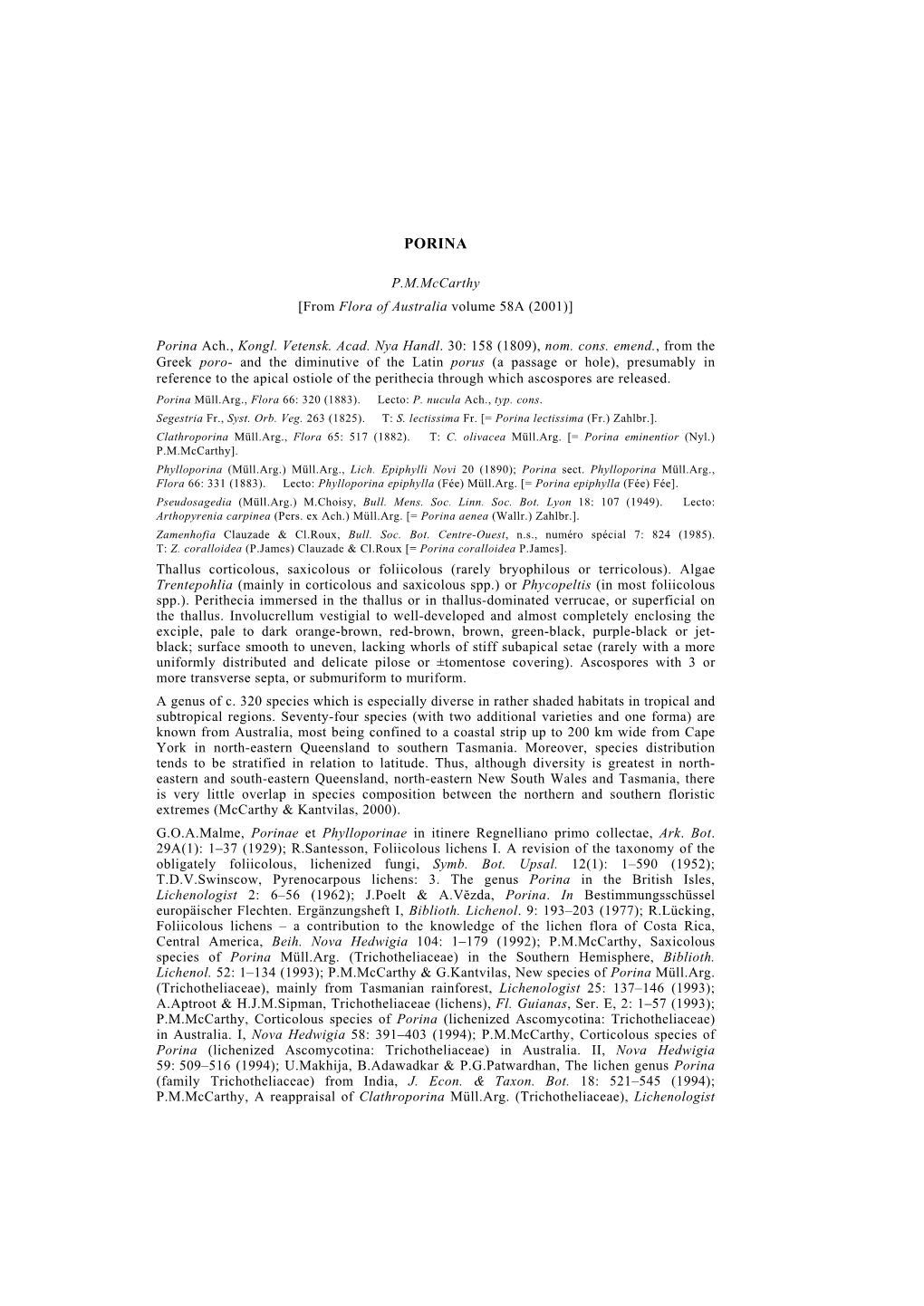 PORINA Genus and Key.Pdf