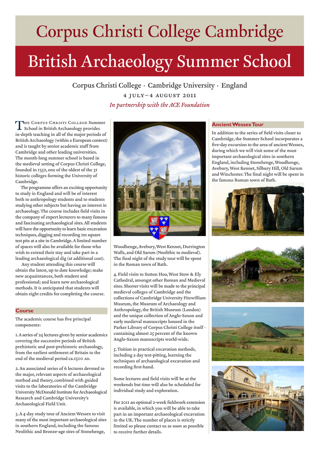 British Archaeology Summer School