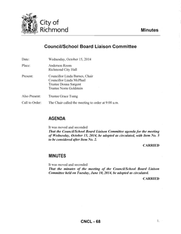 Council/School Board Liaison Committee