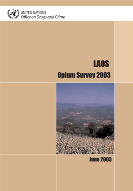 LAOS Opium Survey 2003