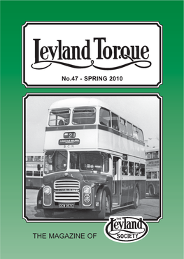 Leyland Torque 47.Indd 1 25/2/10 20:37:29 2 LEYLAND TORQUE No
