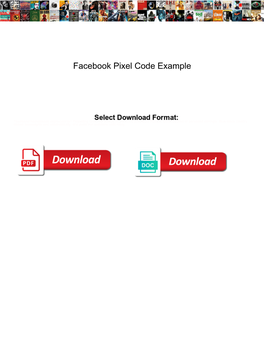 Facebook Pixel Code Example