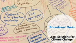 Drawdown: Marin Local Solutions for Climate Change