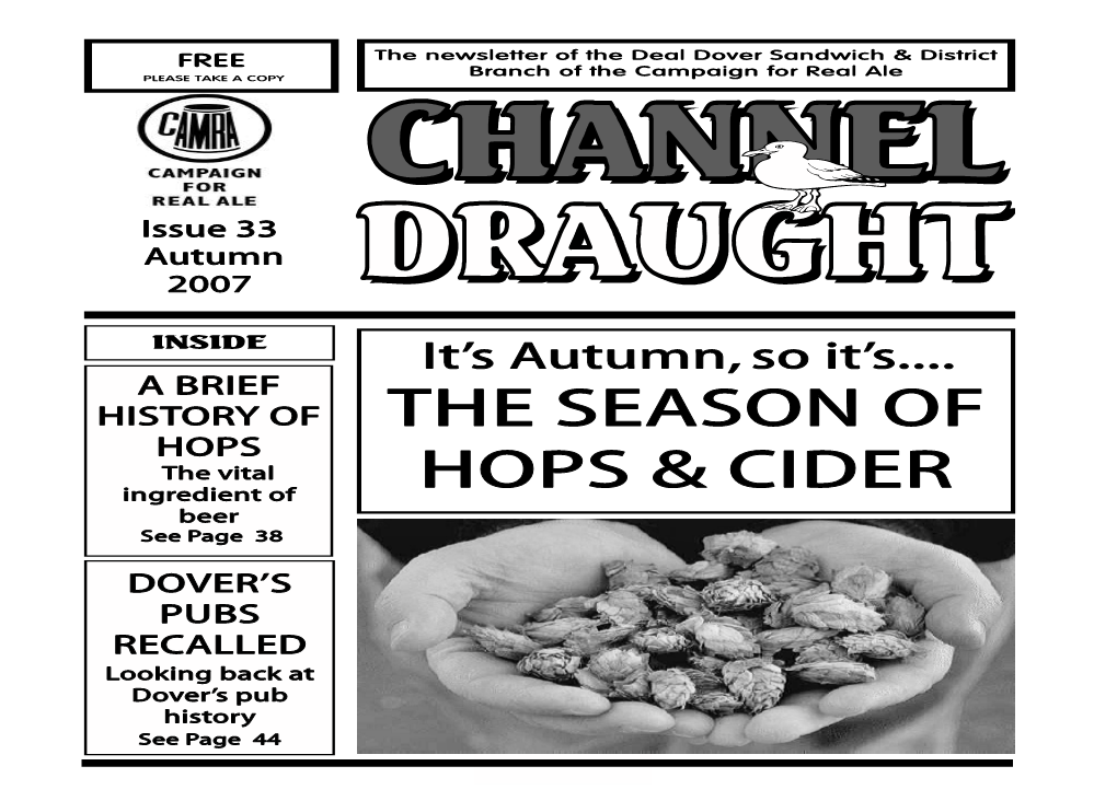 The Season of Hops & Cider