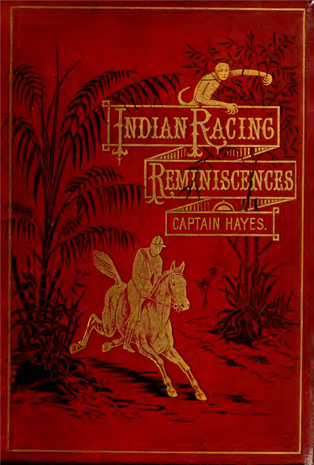 Indian Racing Reminiscences