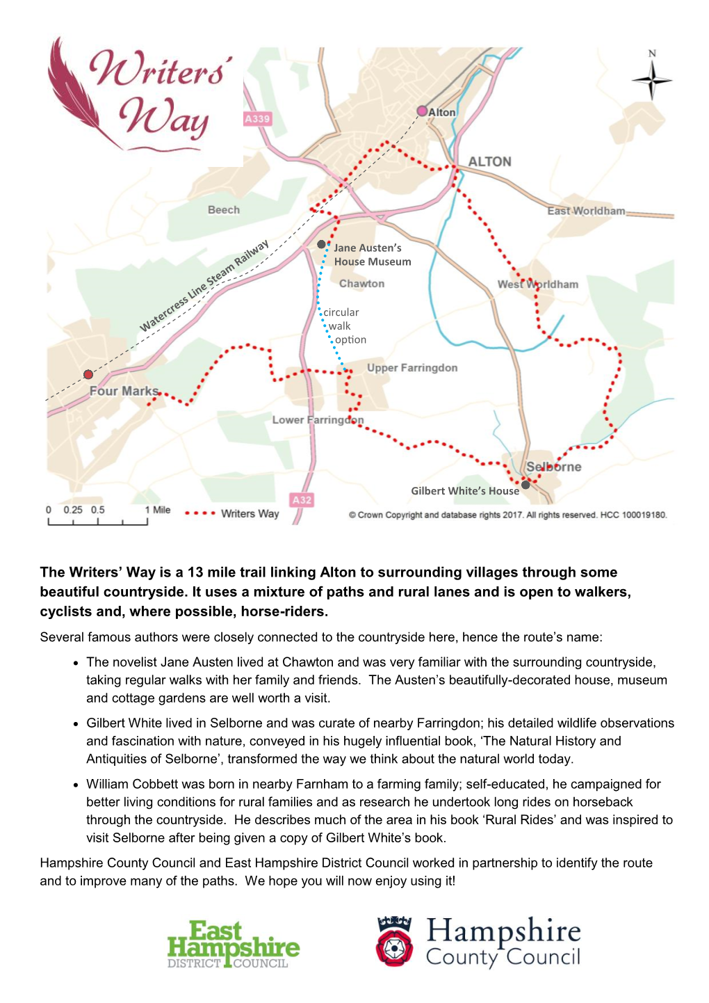 The Writers' Way Is a 13 Mile Trail Linking