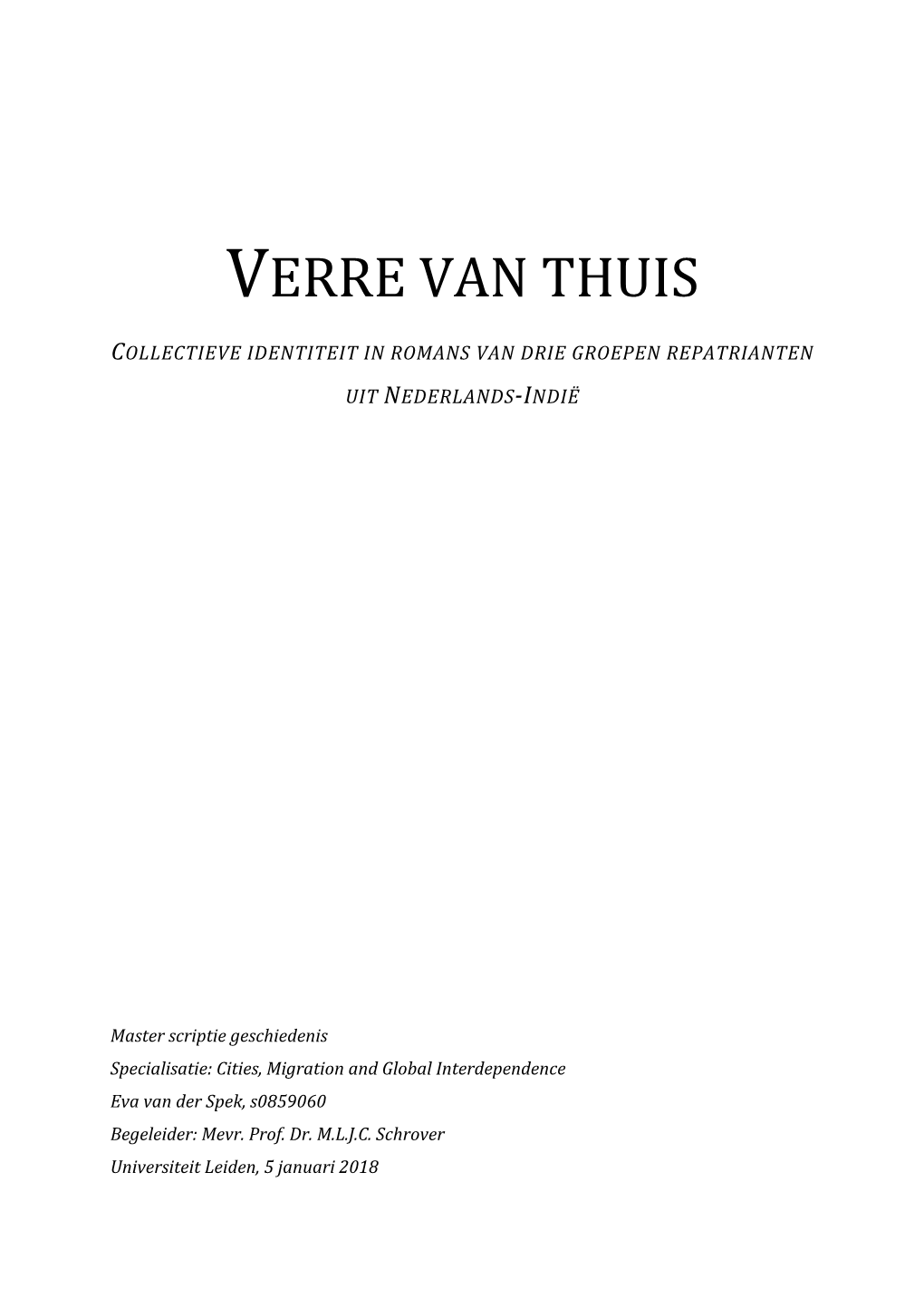 Verre Van Thuis