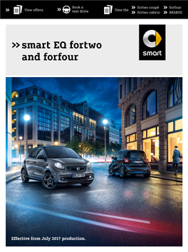 Smart EQ Fortwo and Forfour