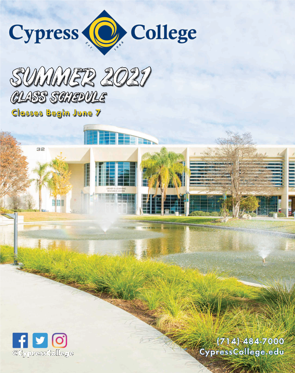 Summer 2021 Schedule of Classes