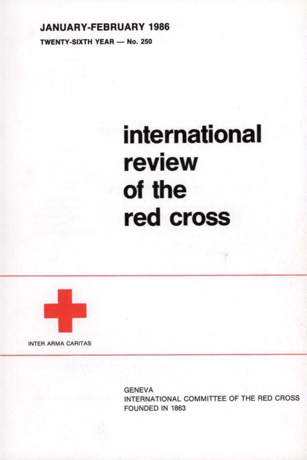 International Review of the Red Cross