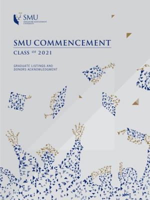 Smu Commencement Class of 2021