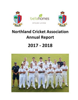 Northland Cricket Association Annual Report