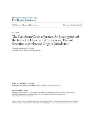 The Caribbean Court of Justice: an Investigation of the Impact