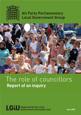 Role of Councillors, The: Report of an Inquiry
