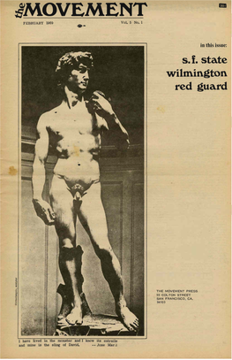 The Movement, February 1969. Vol. 5 No. 1