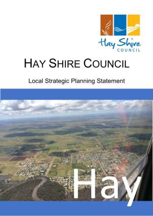 Hay Shire Council Local Strategic Planning Statement 2020
