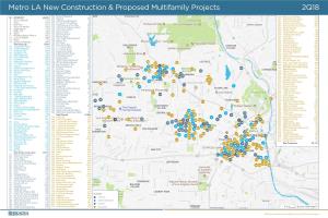 Metro LA New Construction & Proposed Multifamily Projects 2Q18