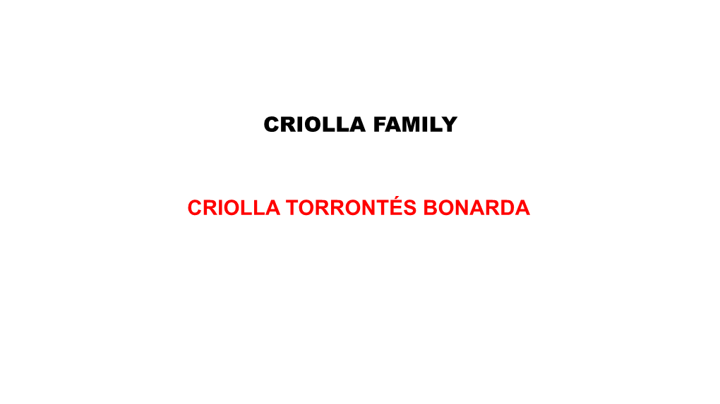 20 Criolla Torrontes Bonarda