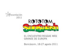 El Encuentro Reggae Más Grande De Europa