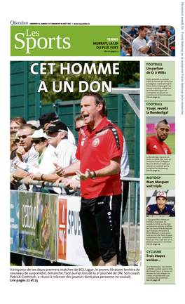 Le Quotidien, Ausgabe: Le Quotidien, Vom: Freitag, 14. August 2015
