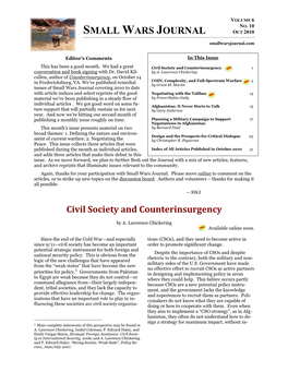 Negotiating with the Taliban 13 Material We've Been Publishing in a Steady Flow of by Franz-Stefan Gady Individual Articles