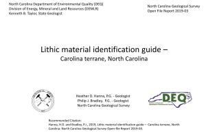 Lithic Material Identification Guide October2015