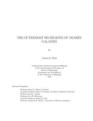 The Outermost Hii Regions of Nearby Galaxies