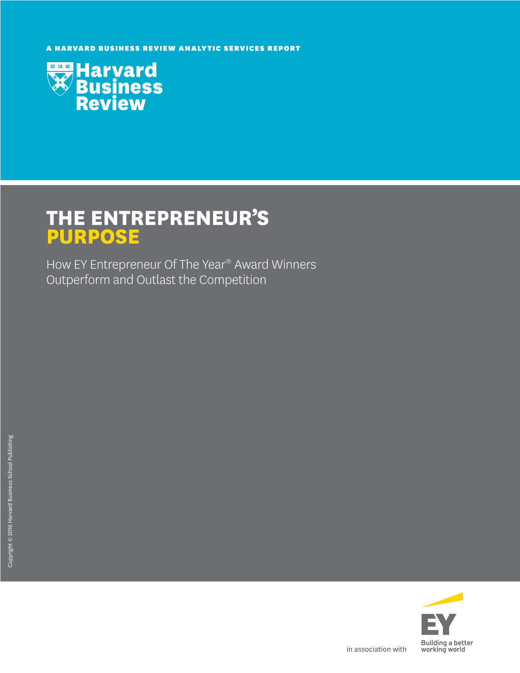 The Entrepreneur's Purpose