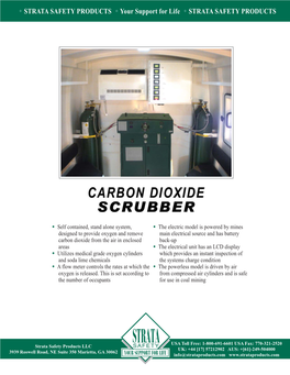 Strata Carbon Dioxide Scrubber