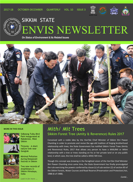 ENVIS NEWSLETTER on Status of Environment & Its Related Issues