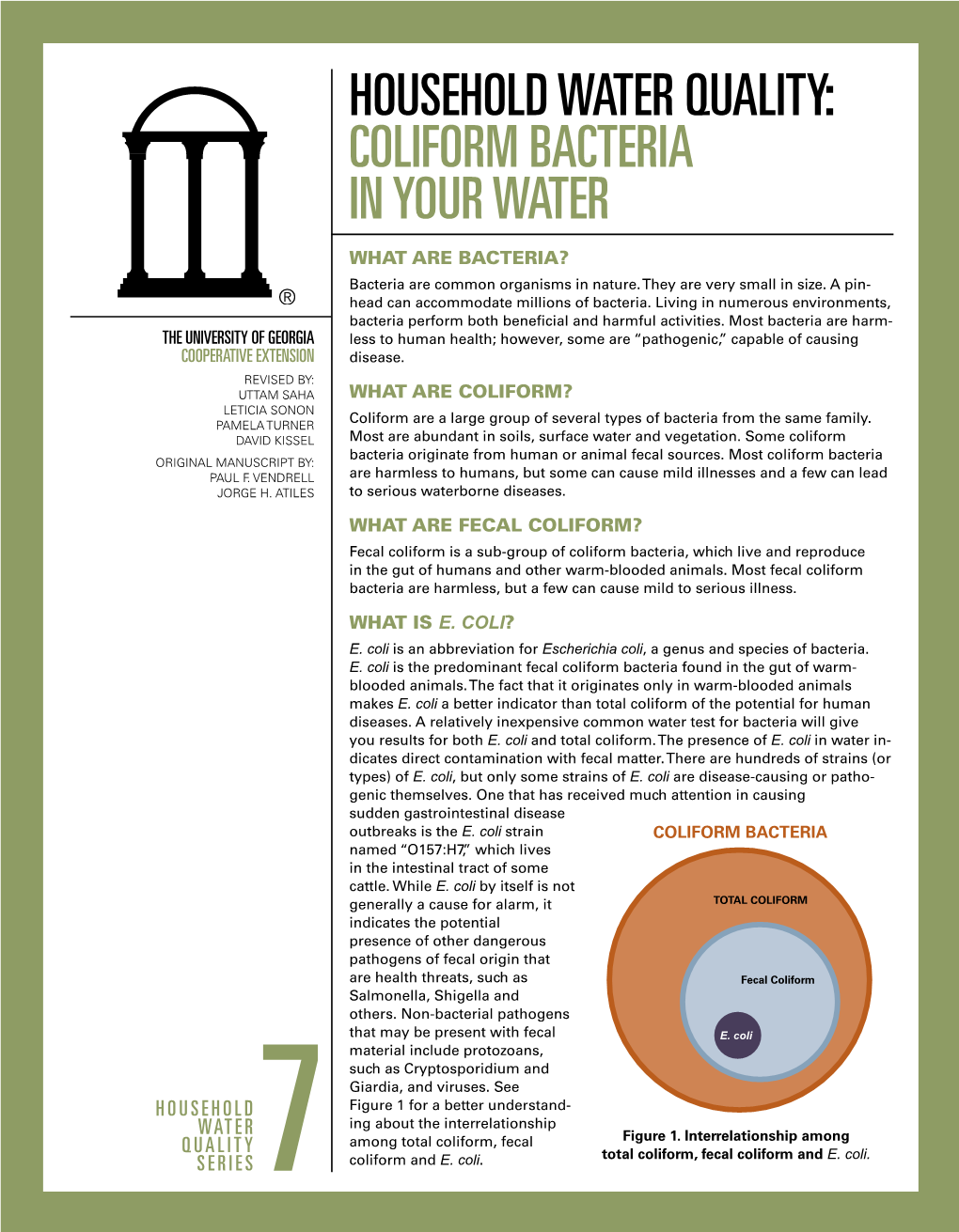 Coliform Bacteria in Your Water