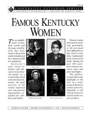 Famous Kentucky Women