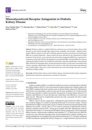 Mineralocorticoid Receptor Antagonists in Diabetic Kidney Disease