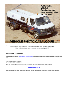 Vehicle Photo Catalogue