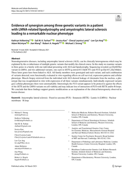 Evidence of Synergism Among Three Genetic Variants in a Patient With