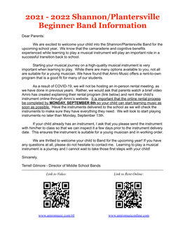 SMS/PMS Instrument Letter