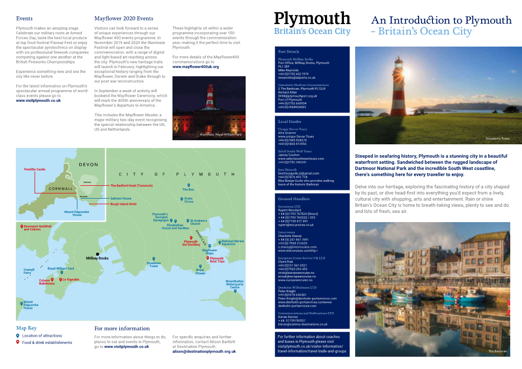 An Introduction to Plymouth Plymouth Makes an Amazing Stage