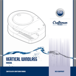 Vertical Windlass Manual