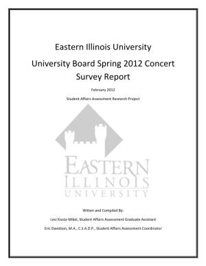 2012 Spring Concert Report