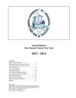 2013-2014 Annual Report