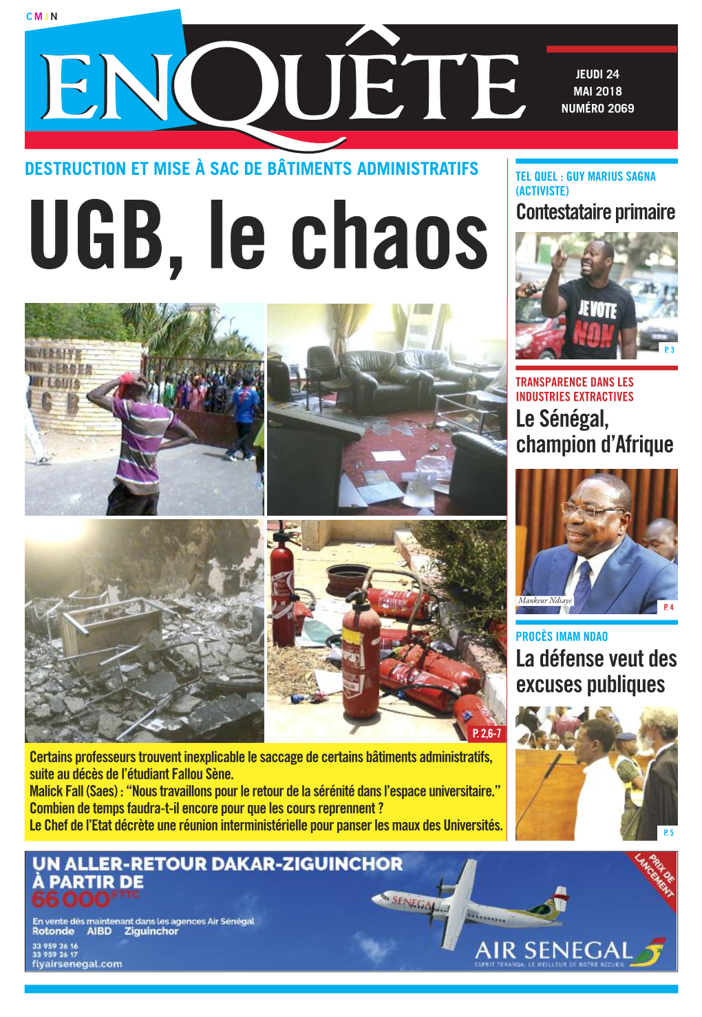 La Défense Veut Des Excuses Publiques Le Sénégal, Champion D